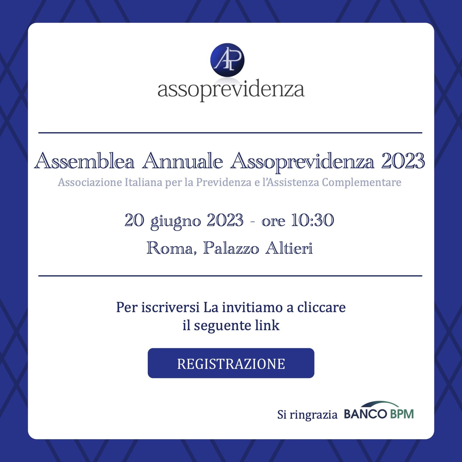invito assemblea assoprevidenza con link