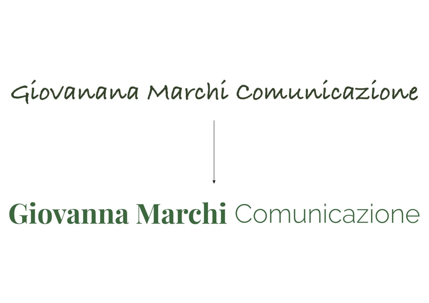 logo giovanna marchi modernizzazione